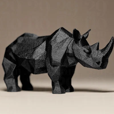 Mô hình tượng trang trí Tê Giác (Rhino Decor Figurine)