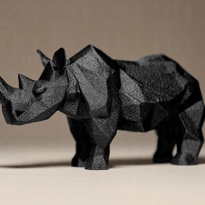 Mô hình tượng trang trí Tê Giác (Rhino Decor Figurine)