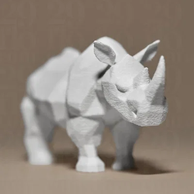 Mô hình tượng trang trí Tê Giác (Rhino Decor Figurine)