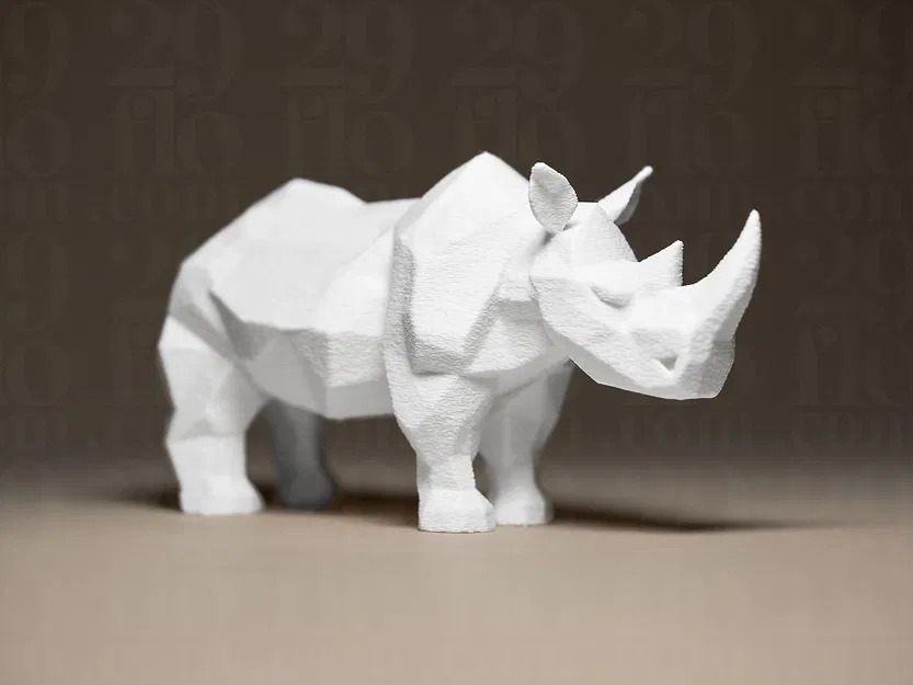 Mô hình tượng trang trí Tê Giác (Rhino Decor Figurine) - Image 5