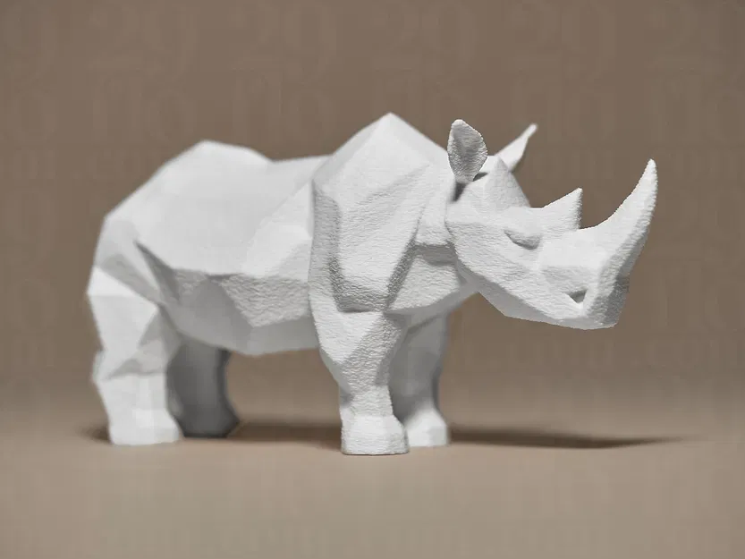 Mô hình tượng trang trí Tê Giác (Rhino Decor Figurine) - Image 6