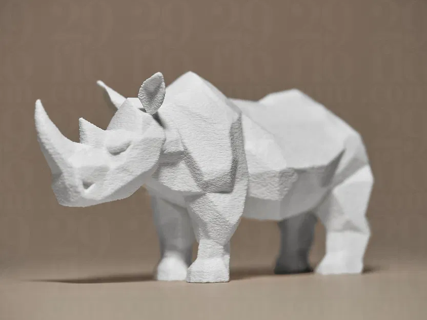 Mô hình tượng trang trí Tê Giác (Rhino Decor Figurine) - Image 7