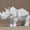 Mô hình tượng trang trí Tê Giác (Rhino Decor Figurine) - Thumbnail 7
