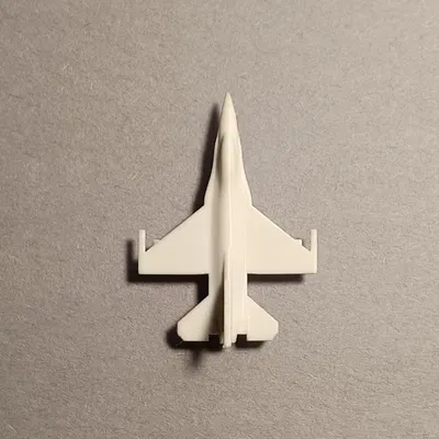 Mô hình F-16 Fighting Falcon micro in trực tiếp (print-in-place)