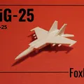 Mô hình tiêm kích MiG-25 Foxbat in 3D (print-in-place) - Thumbnail 1