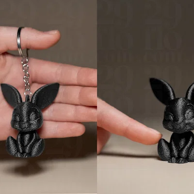 Mô hình Thỏ Mini và Móc khóa