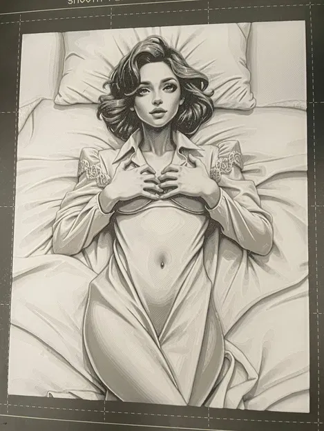 Mô hình người phụ nữ thư thái trên giường - Image 2