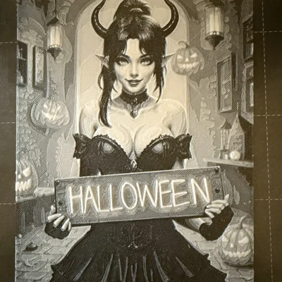 Mô hình cô nàng quỷ Halloween (Demon girl Halloween)