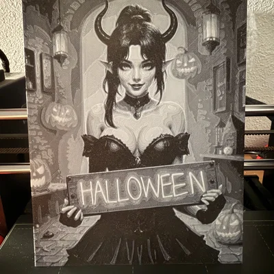 Mô hình cô nàng quỷ Halloween (Demon girl Halloween)