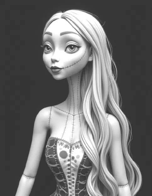 Mô hình 3D Corpse Bride phong cách Gothic Hueforge - Image 1