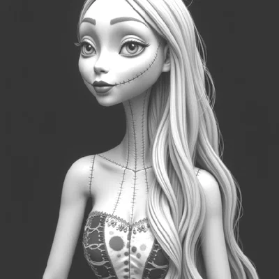 Mô hình 3D Corpse Bride phong cách Gothic Hueforge