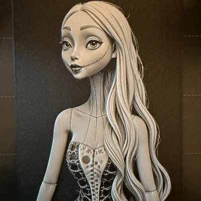 Mô hình 3D Corpse Bride phong cách Gothic Hueforge