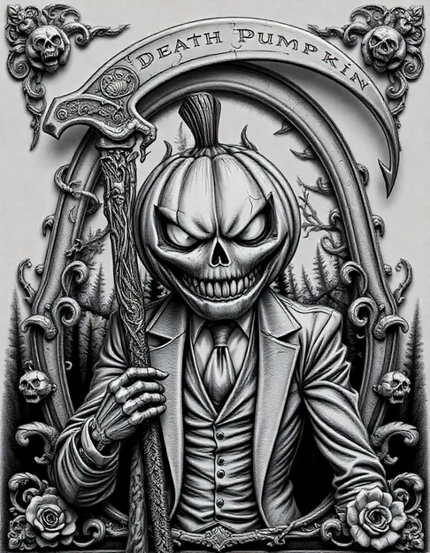 Death Jack-o'-lantern - Bí Ngô Tử Thần Phong Cách - Image 1
