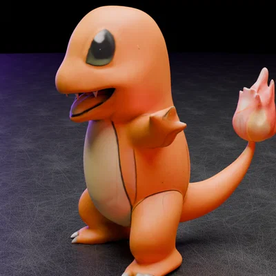 Mô hình Charmander hệ Lửa siêu chi tiết