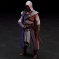 Mô hình tượng Assassin (Ezio) in 3D sắc nét cho game thủ - Thumbnail 4