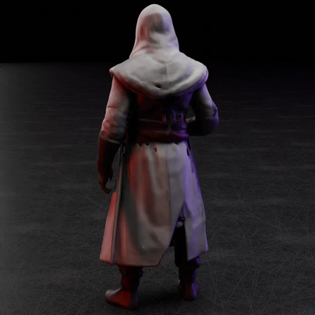 Mô hình tượng Assassin (Ezio) in 3D sắc nét cho game thủ - Image 7