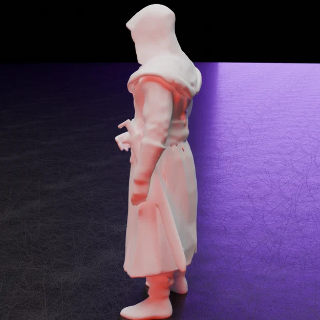 Mô hình tượng Assassin (Ezio) in 3D sắc nét cho game thủ - Image 11