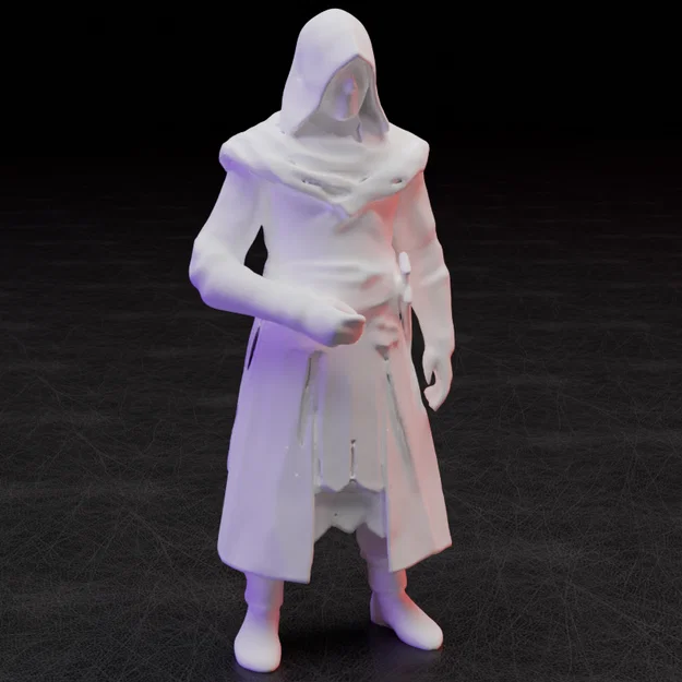 Mô hình tượng Assassin (Ezio) in 3D sắc nét cho game thủ - Image 16