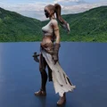 Mô hình Nữ chiến binh (Female warrior) cho in 3D - Thumbnail 4