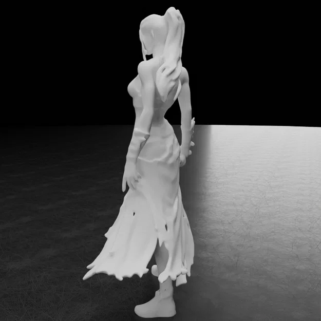 Mô hình Nữ chiến binh (Female warrior) cho in 3D - Image 9