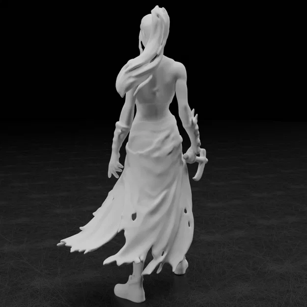 Mô hình Nữ chiến binh (Female warrior) cho in 3D - Image 10