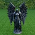 Mô hình 3D Nữ Hiệp Sĩ Thiên Thần Bóng Tối - Dark Angel Knight - Thumbnail 1