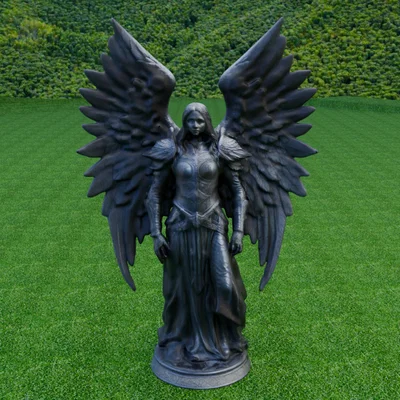 Mô hình 3D Nữ Hiệp Sĩ Thiên Thần Bóng Tối - Dark Angel Knight