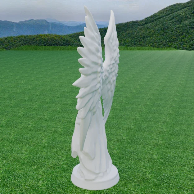 Mô hình 3D Nữ Hiệp Sĩ Thiên Thần Bóng Tối - Dark Angel Knight - Image 9