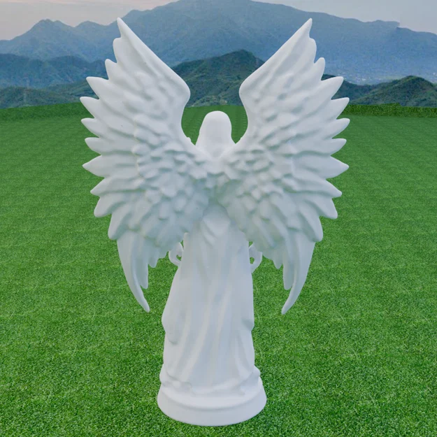 Mô hình 3D Nữ Hiệp Sĩ Thiên Thần Bóng Tối - Dark Angel Knight - Image 11