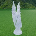 Mô hình 3D Nữ Hiệp Sĩ Thiên Thần Bóng Tối - Dark Angel Knight - Thumbnail 14