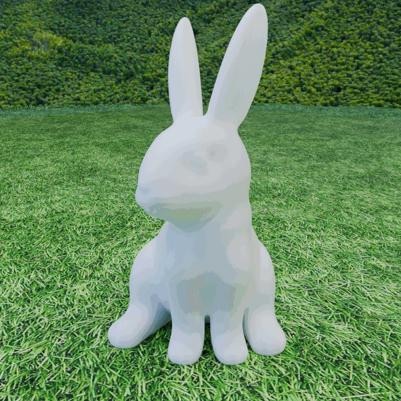 Mô hình chú thỏ phục sinh Easter Bunny dễ thương cho máy in 3D - Image 3