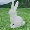Mô hình chú thỏ phục sinh Easter Bunny dễ thương cho máy in 3D - Thumbnail 5