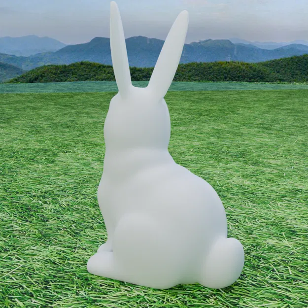 Mô hình chú thỏ phục sinh Easter Bunny dễ thương cho máy in 3D - Image 6