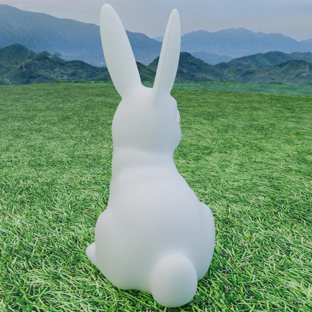 Mô hình chú thỏ phục sinh Easter Bunny dễ thương cho máy in 3D - Image 7