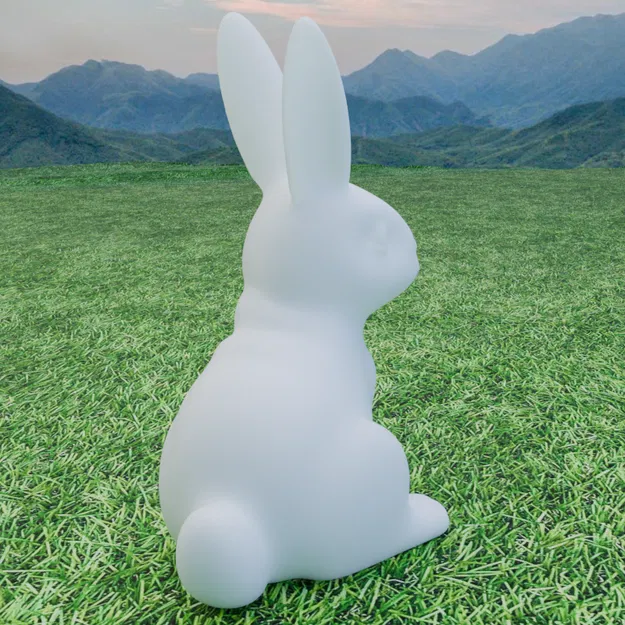Mô hình chú thỏ phục sinh Easter Bunny dễ thương cho máy in 3D - Image 8