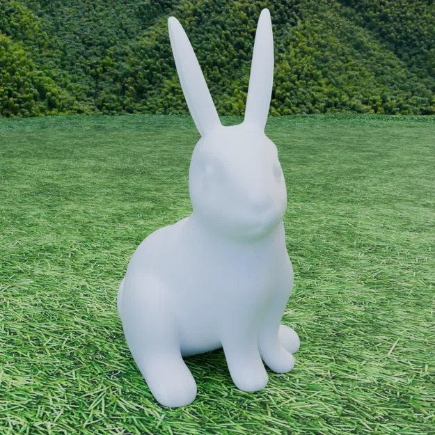 Mô hình chú thỏ phục sinh Easter Bunny dễ thương cho máy in 3D - Image 10
