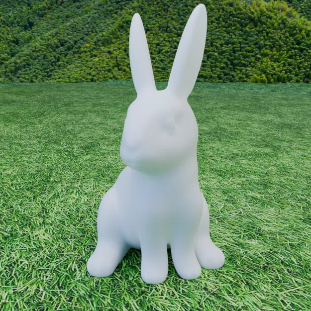Mô hình chú thỏ phục sinh Easter Bunny dễ thương cho máy in 3D - Image 11