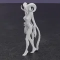 Mô hình 3D Devil Woman - Tượng nữ quỷ đầy ma mị - Thumbnail 1