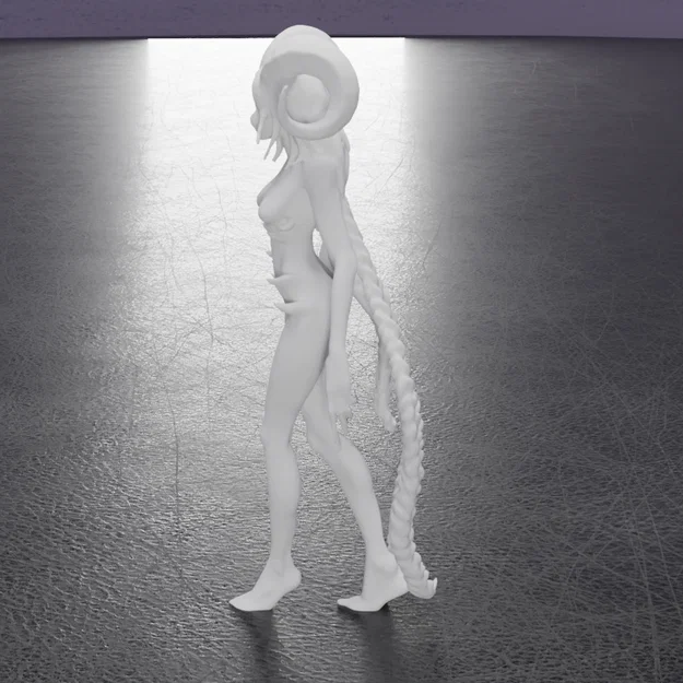 Mô hình 3D Devil Woman - Tượng nữ quỷ đầy ma mị - Image 4