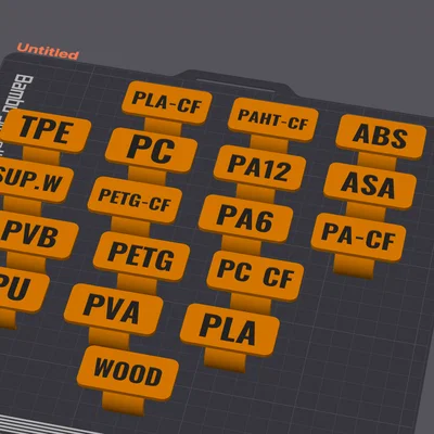 Nhãn dán cuộn nhựa RepRack (Đa sắc hoặc đơn sắc) - 20mm