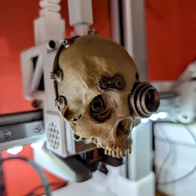 Nắp che đầu đùn Servo Skull cho Bambu Lab A1 / A1 Mini