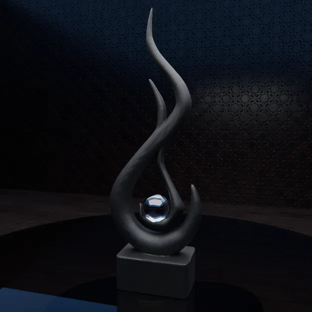 Mô hình trang trí nghệ thuật trừu tượng hiện đại cho không gian sống - Image 1