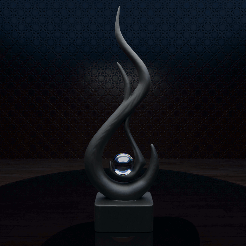 Mô hình trang trí nghệ thuật trừu tượng hiện đại cho không gian sống - Thumbnail 2