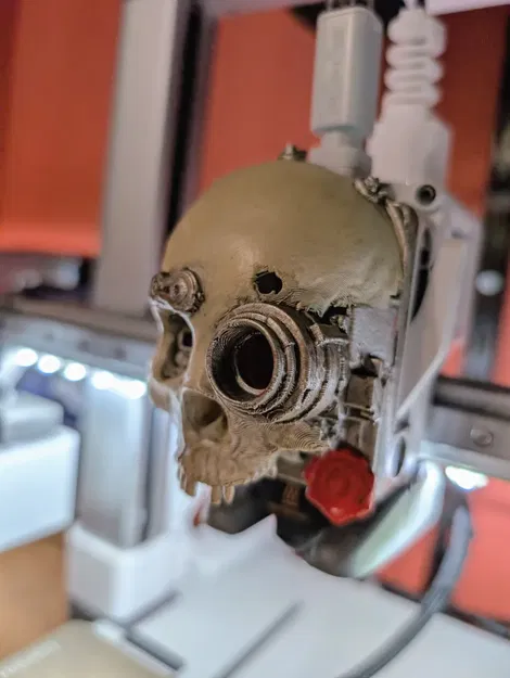 Nắp che đầu đùn Servo Skull cho Bambu Lab A1 / A1 Mini - Image 3