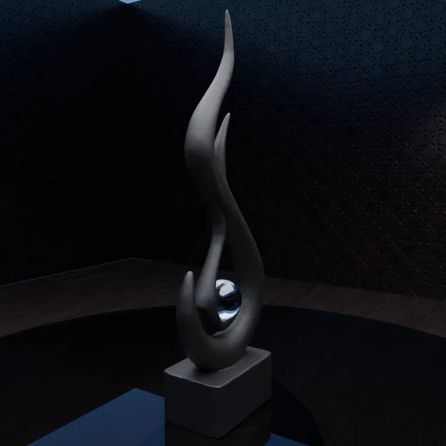 Mô hình trang trí nghệ thuật trừu tượng hiện đại cho không gian sống - Image 4