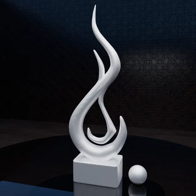 Mô hình trang trí nghệ thuật trừu tượng hiện đại cho không gian sống - Image 6