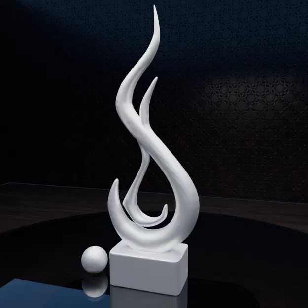 Mô hình trang trí nghệ thuật trừu tượng hiện đại cho không gian sống - Image 7