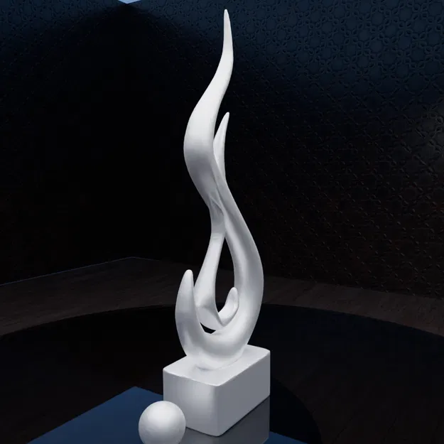 Mô hình trang trí nghệ thuật trừu tượng hiện đại cho không gian sống - Image 10