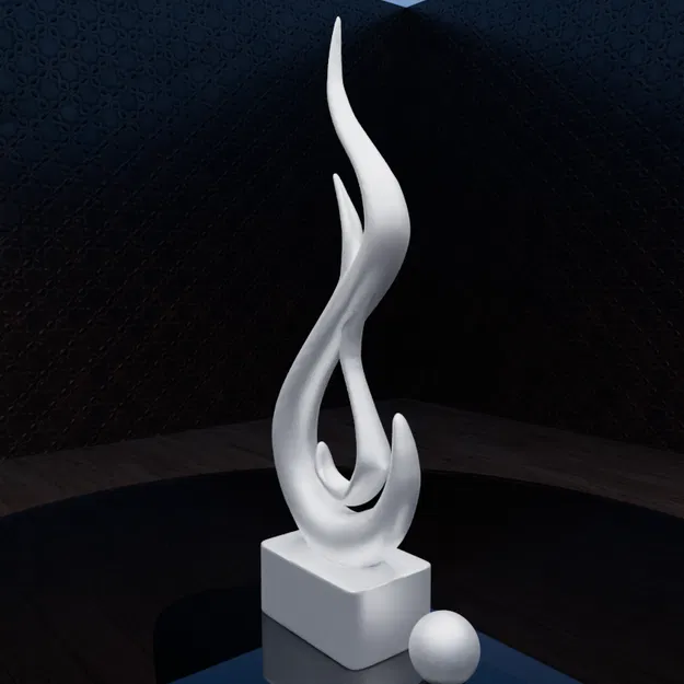 Mô hình trang trí nghệ thuật trừu tượng hiện đại cho không gian sống - Image 11