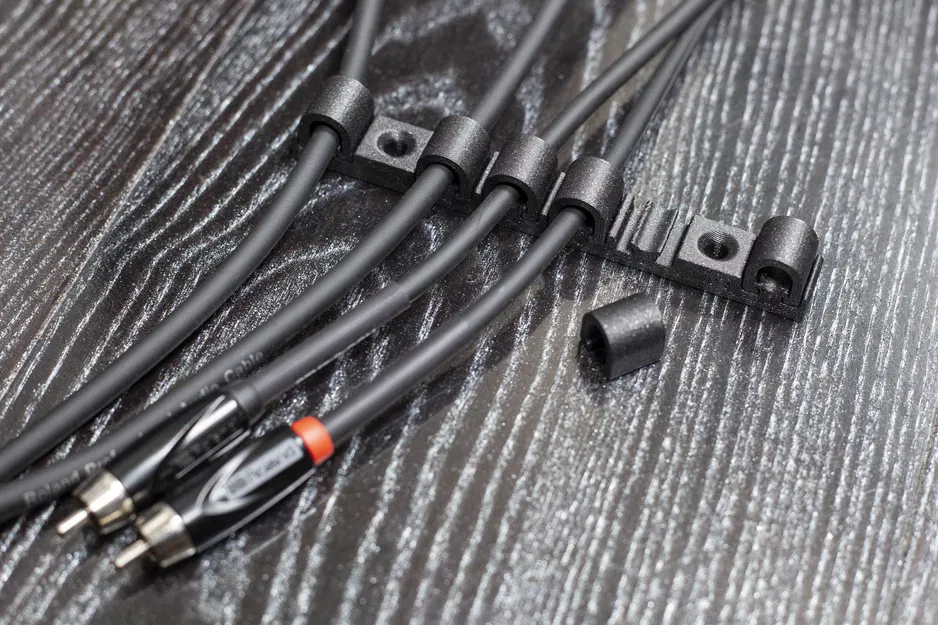 Bộ kẹp quản lý dây cáp dưới bàn - Image 1